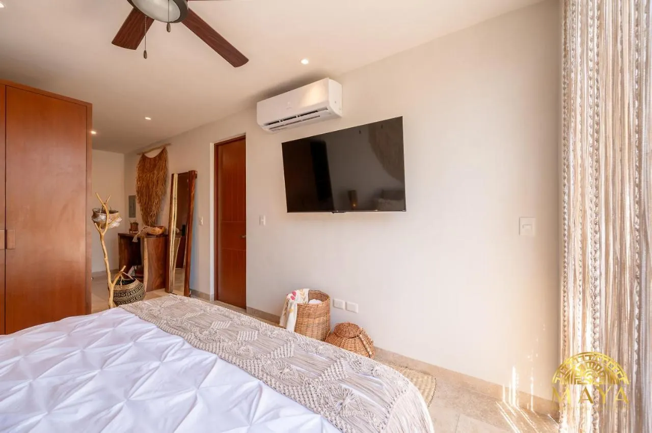 Vakantiehuis Nhoa 302A Lux 2Br Condo Top Jungle View Aldea Zama Tulum Pueblo