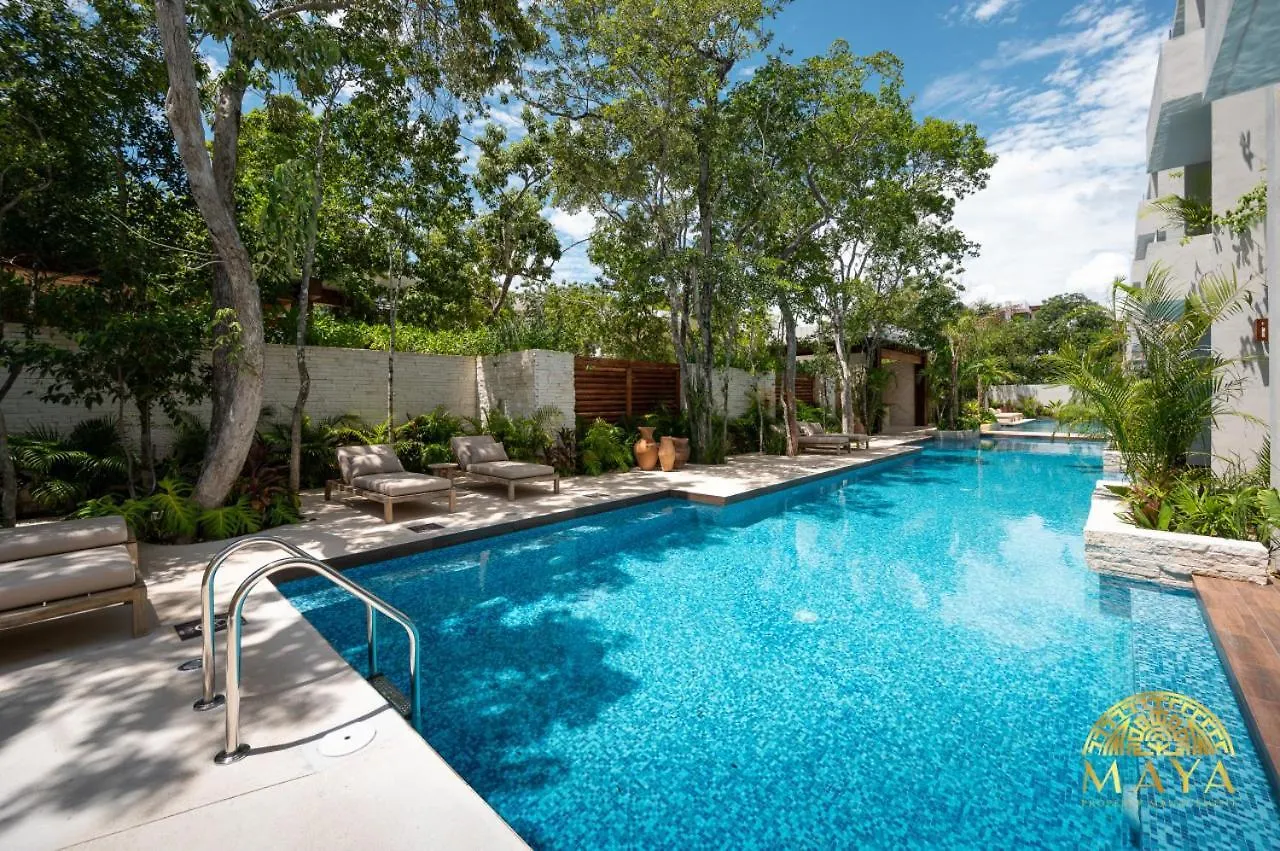 Vakantiehuis Nhoa 302A Lux 2Br Condo Top Jungle View Aldea Zama Tulum Pueblo