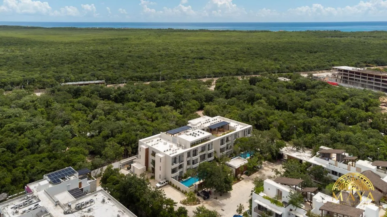 Nhoa 302A Lux 2Br Condo Top Jungle View Aldea Zama Tulum Pueblo
