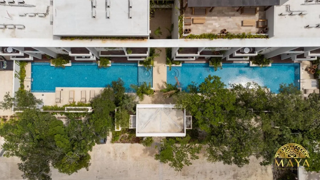 Vakantiehuis Nhoa 302A Lux 2Br Condo Top Jungle View Aldea Zama Tulum Pueblo Mexico